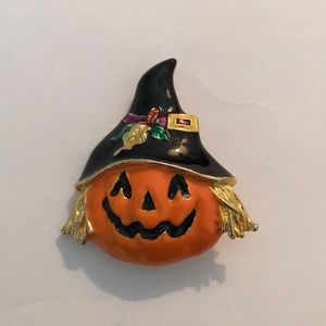 Halloween Pumpkin Brooch. B-8